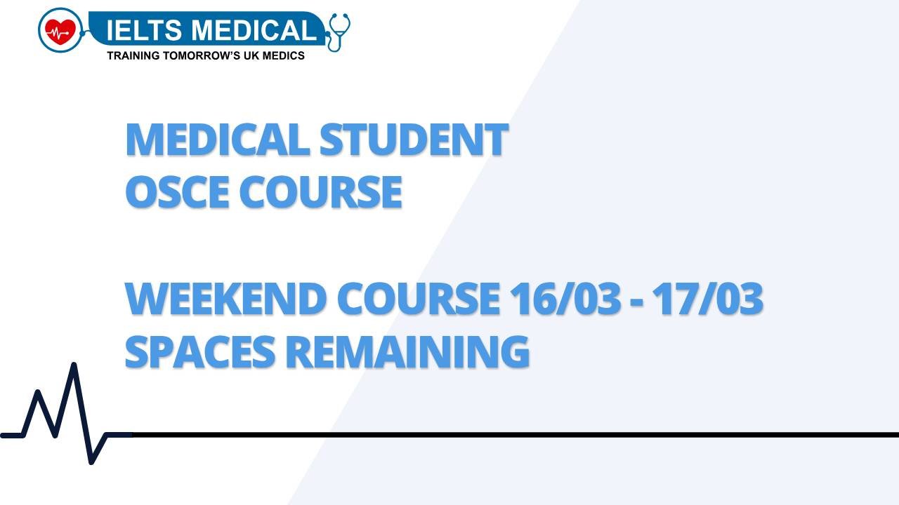 OSCE for Student Nurses | Spaces Remaining! 